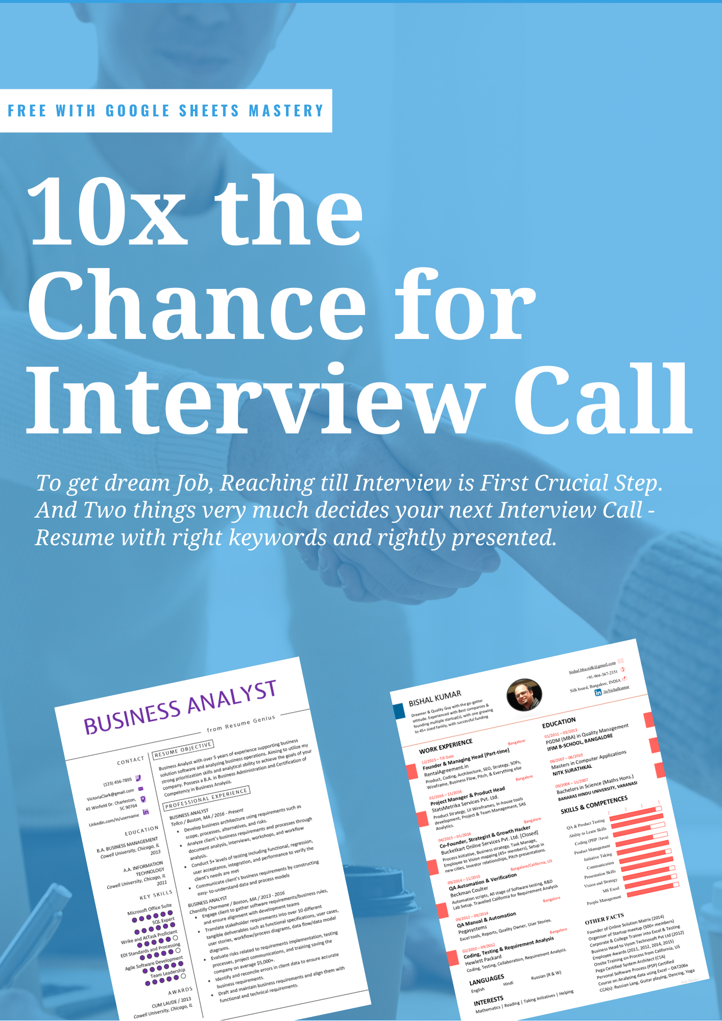 icon 10x chance for interview